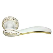 MH-36 CLP W/PG (белая эмаль/золото) Ручка дверная