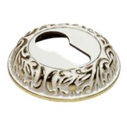 Накладка на евроцилиндр МН-КН CLP W/PG  (белая эма