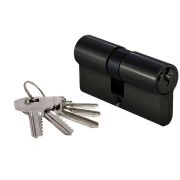 70С BL Ключевой цилиндр 70мм «Morelli» цвет-черный