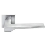 MH-49-S6 SС (мат.хром) Ручка дверная на квадр.розе