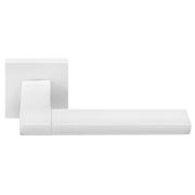 MH-47-S6 W  (белый)  Ручка дверная  на квадр.розет