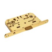 1885P-PG защелка под цилиндр бесшумная (золото) 1/