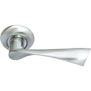 Ручка дверная «Капелла» МН-01 SN (белый никель) 1/