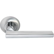 Ручка дверная «Bridge» МН-25 SC/CP   (матовы хром/