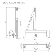 Доводчик 520 ECO (25-70 кг) /Белый/