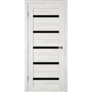 Полотно дверное ПО Лига1 ЭКО Стекло черное, Сканди