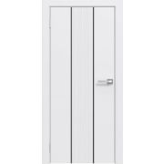 ПГ Эмаль LINE 4 ЧМ Белая эмаль/черный молдинг 800