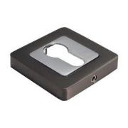 Накладка на евроцилиндр МН-КН S55 GR/PC (графит/хр