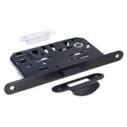 1895P-BL защелка бесшумная сантехническая (черный)