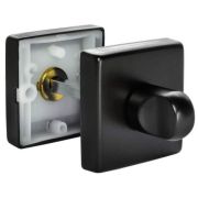 LUX-WC S5 NERO, завертка дверная, цвет - черный